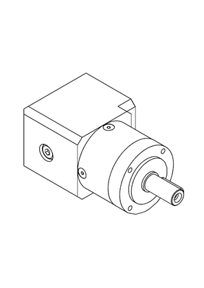 GBY planetary gearboxes - 3D CAD