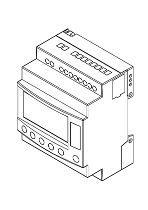 Compact smart relay Zelio Logic - 10 /12 IO  - 3D CAD