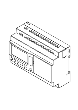 Compact smart relay Zelio Logic - 20 / 26 IO- 3D CAD