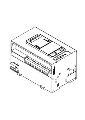 CONTROLLER M241-24/40IO Tr.NPN- 3D CAD