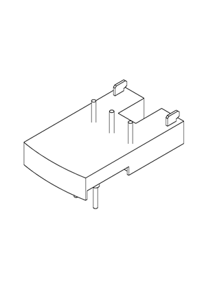 Combination block TeSys between circuit breaker and contactor - 3D CAD