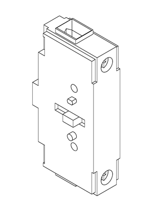 Vario VZ main pole module for switch disconnector - 3D CAD