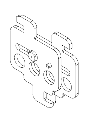 Removable lock - for circuit breaker and switch - 3D CAD