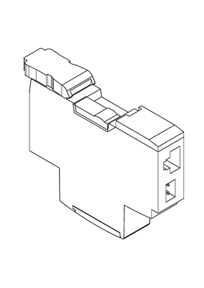 Modbus SL Communication Interface module - 3D CAD