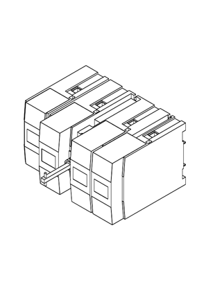 Fupact INF/ISFL/ISFT - FUSE SWITCH DISCONNEC TO R BODY INFD 4P - 3D CAD