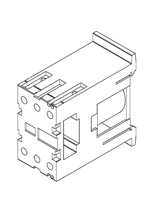 Mini-contactors TeSys SK for motor in category AC-1 - 3D CAD
