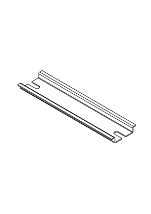 Spacial SBM - DIN 35x7.5 rail for box 150 - 3D CAD