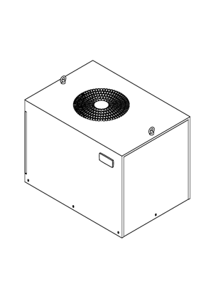 ClimaSys CU - SCooling unit top/roof of enclosure 1250 to 2050W - 3D CAD