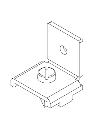 Bakelite and screws for Aluminium Upright - 3D CAD