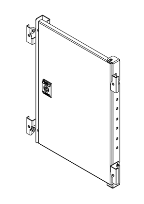 Spacial S3D CRN S3X - H400xW300 - Internal door - 3D CAD