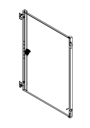 Spacial S3D CRN S3X - H700xW500 - Internal door - 3D CAD