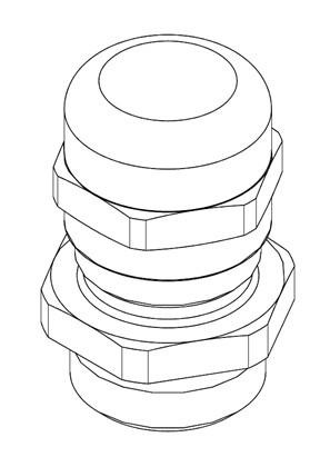 taquigrafía análisis Moler Spacial CRN - AISI 304L Stainless steel cable glands with lamellar clamping  - M16 - diameter 5 to 10 - 3D CAD | Schneider Electric