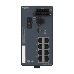 Mcsesm093f1cu0 Modicon Managed Switch 8 Ports For Copper 1 Port For Fiber Optic Multimode Schneider Electric Global