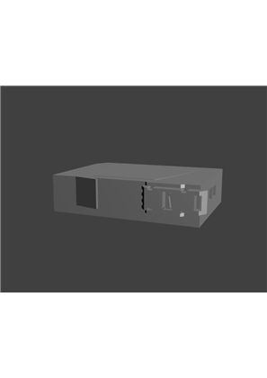 Modicon Unmanaged Switch 4TX/1FX-MM_3D&2D CAD