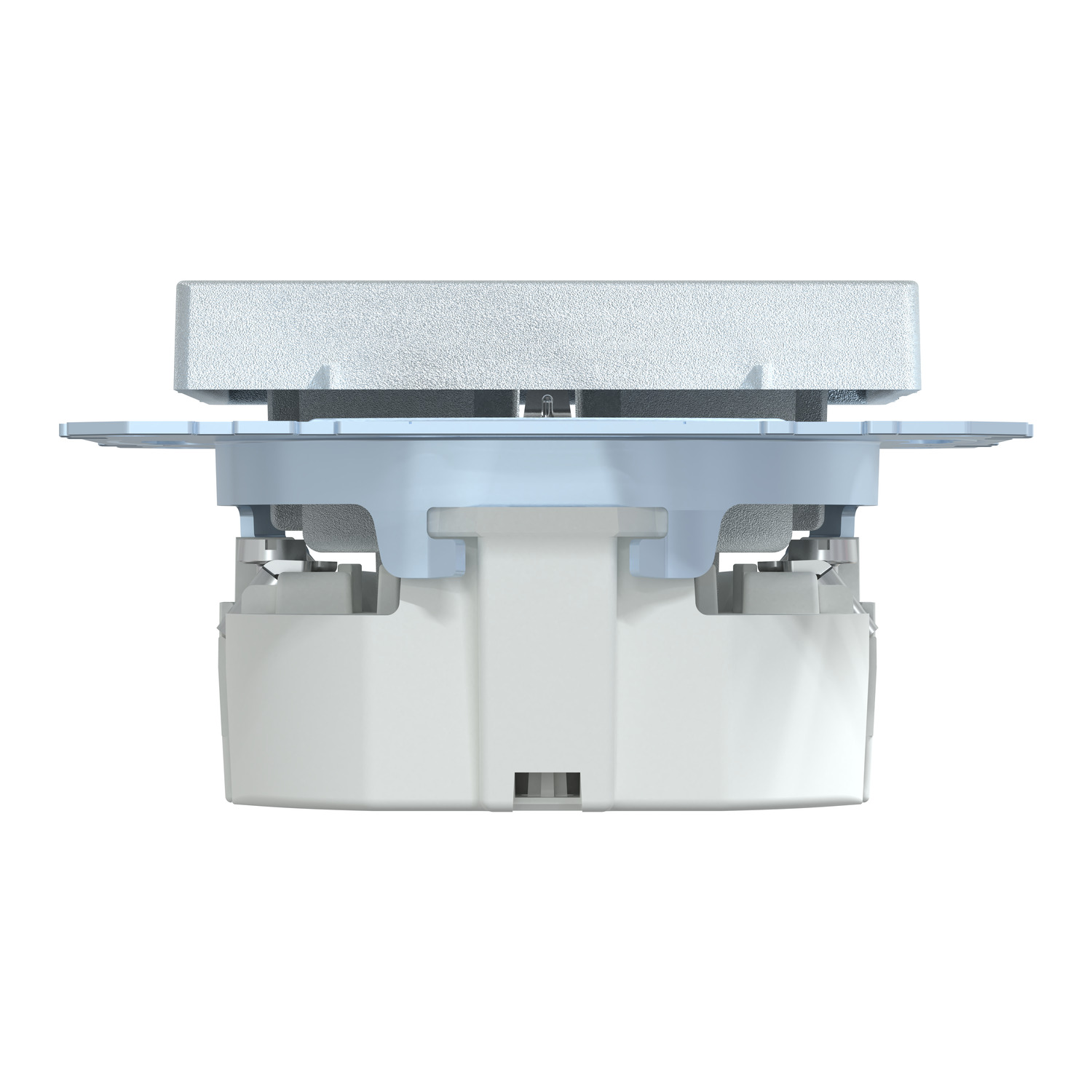 Presa Di Corrente SCHUKO Merten MEG2301-0460 Alluminio - Sistema M Con Terminali A Innesto - 2