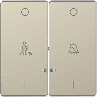 MERTEN Dupla billentyű, szállodai funkciókhoz, D-Life, szahara színű, MTN3429-6033