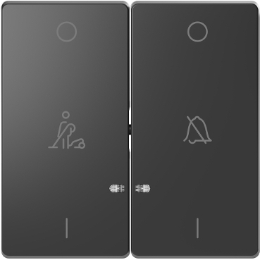 MERTEN Dupla billentyű, szállodai funkciókhoz, D-Life, antracit színű, MTN3429-6034