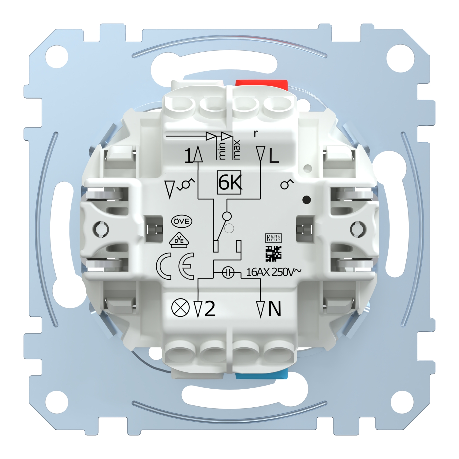 Merten MEG3616-0000 Modulo Interruttore Spegnimento/Commutatore Unipolare 16 AX 250V Con Morsetti, Serie System M - 2