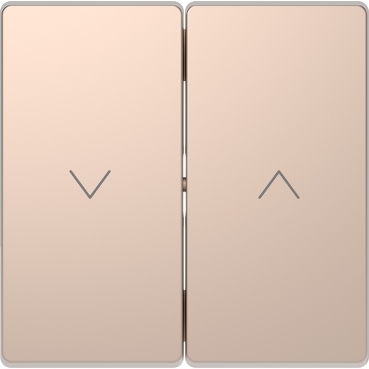 MERTEN Dupla billentyű, redőnyvezérléshez, D-Life, pezsgő színű, MTN3855-6051
