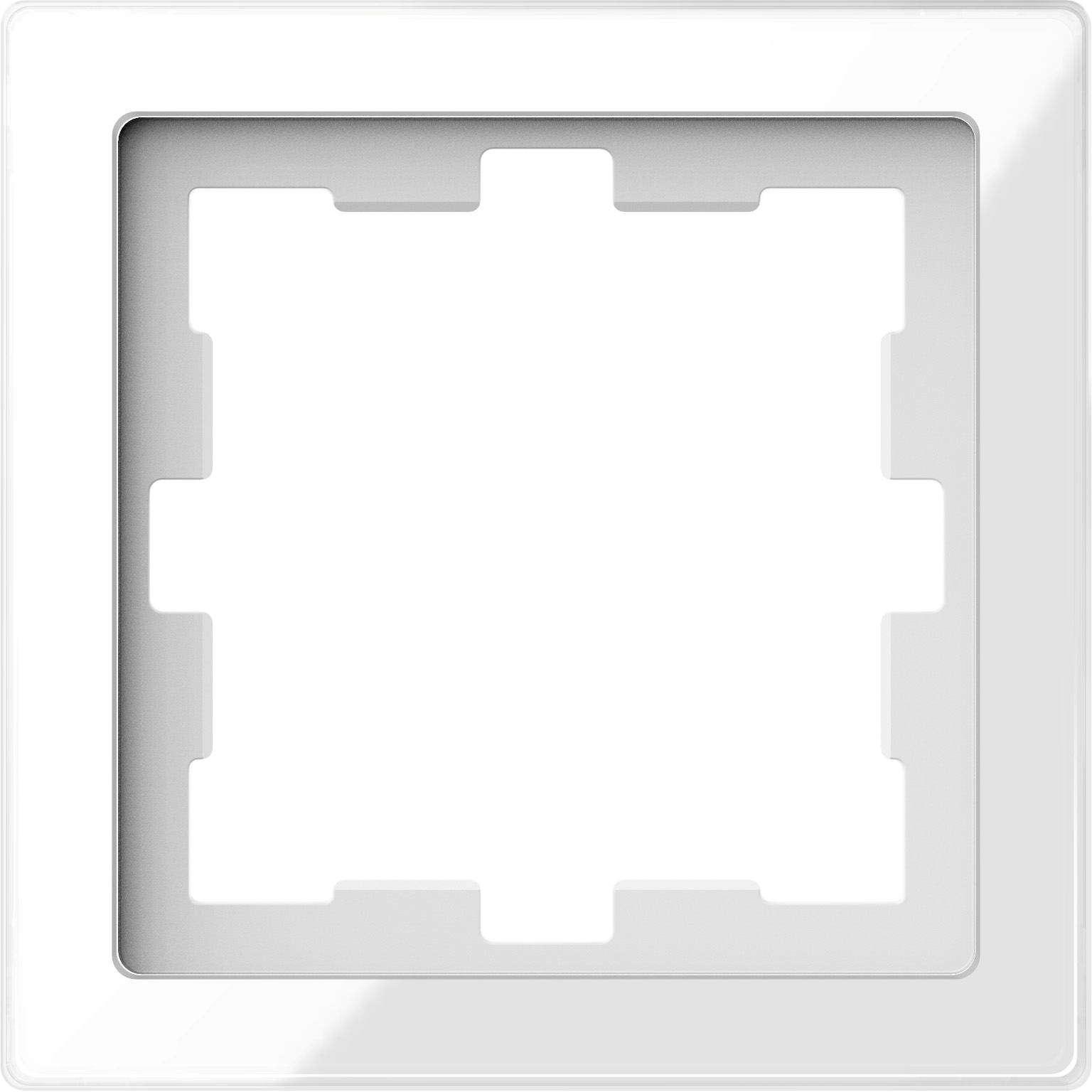 Cadre de finition verre blanc1