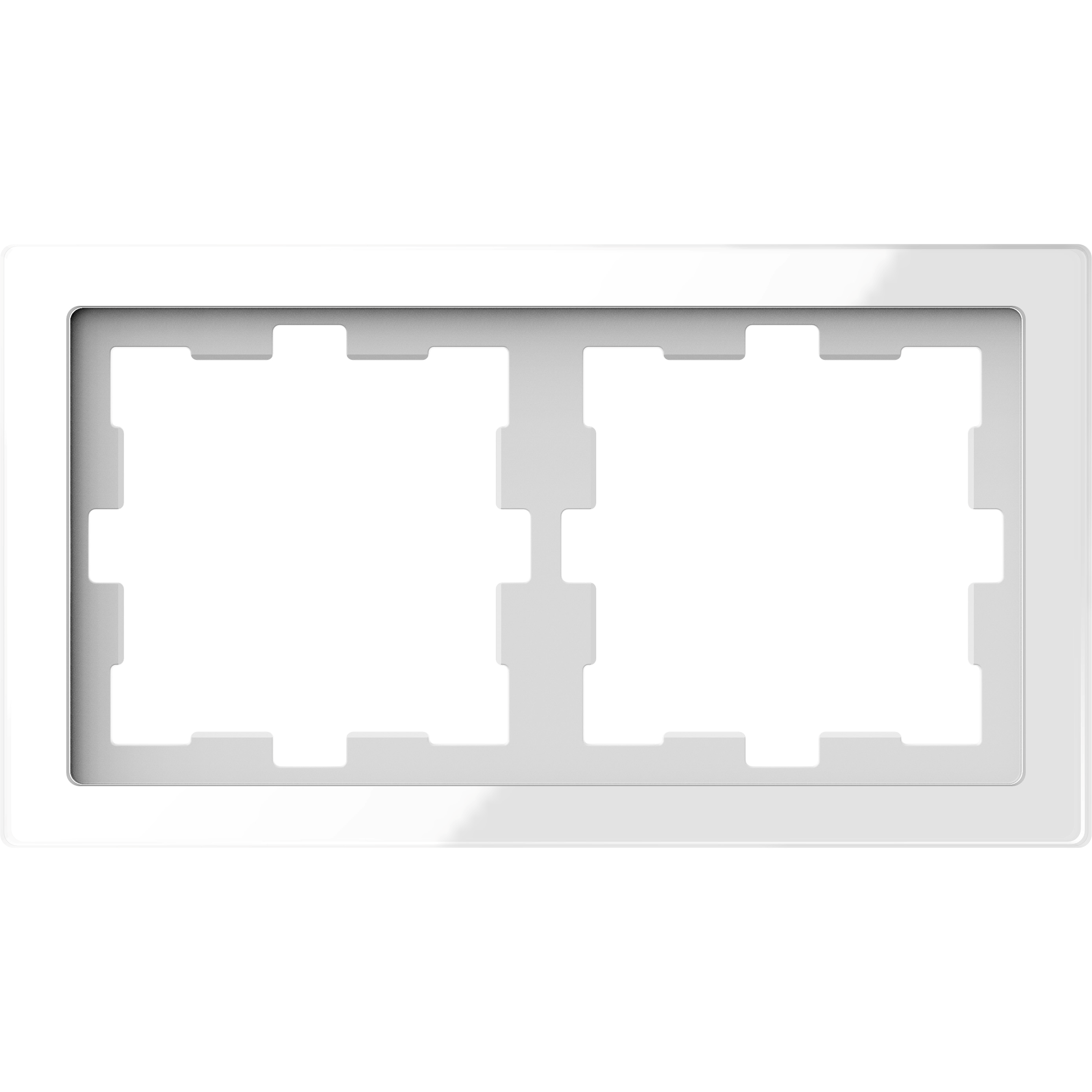 Cadre de finition verre blanc2