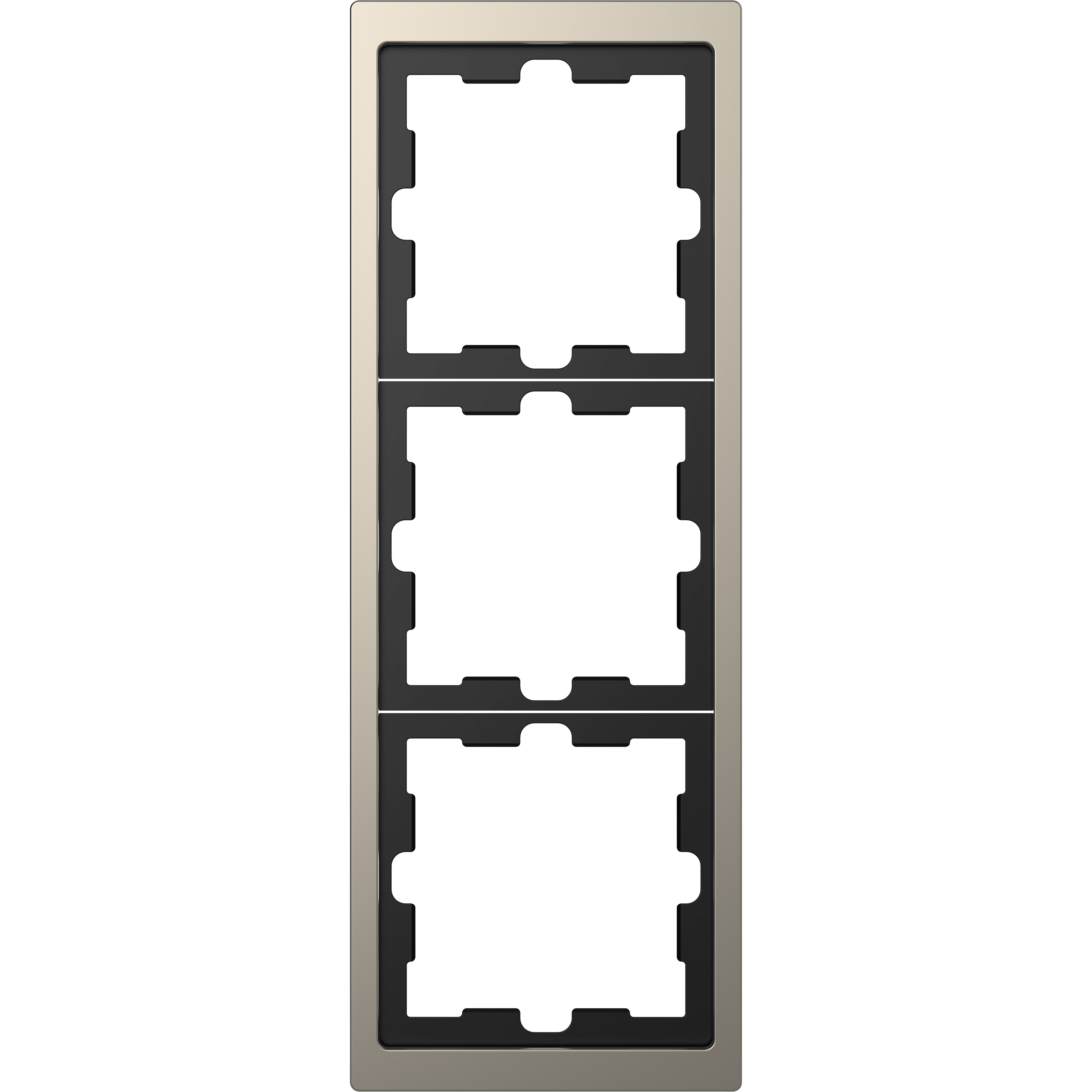 Cadre de finition nickel 3