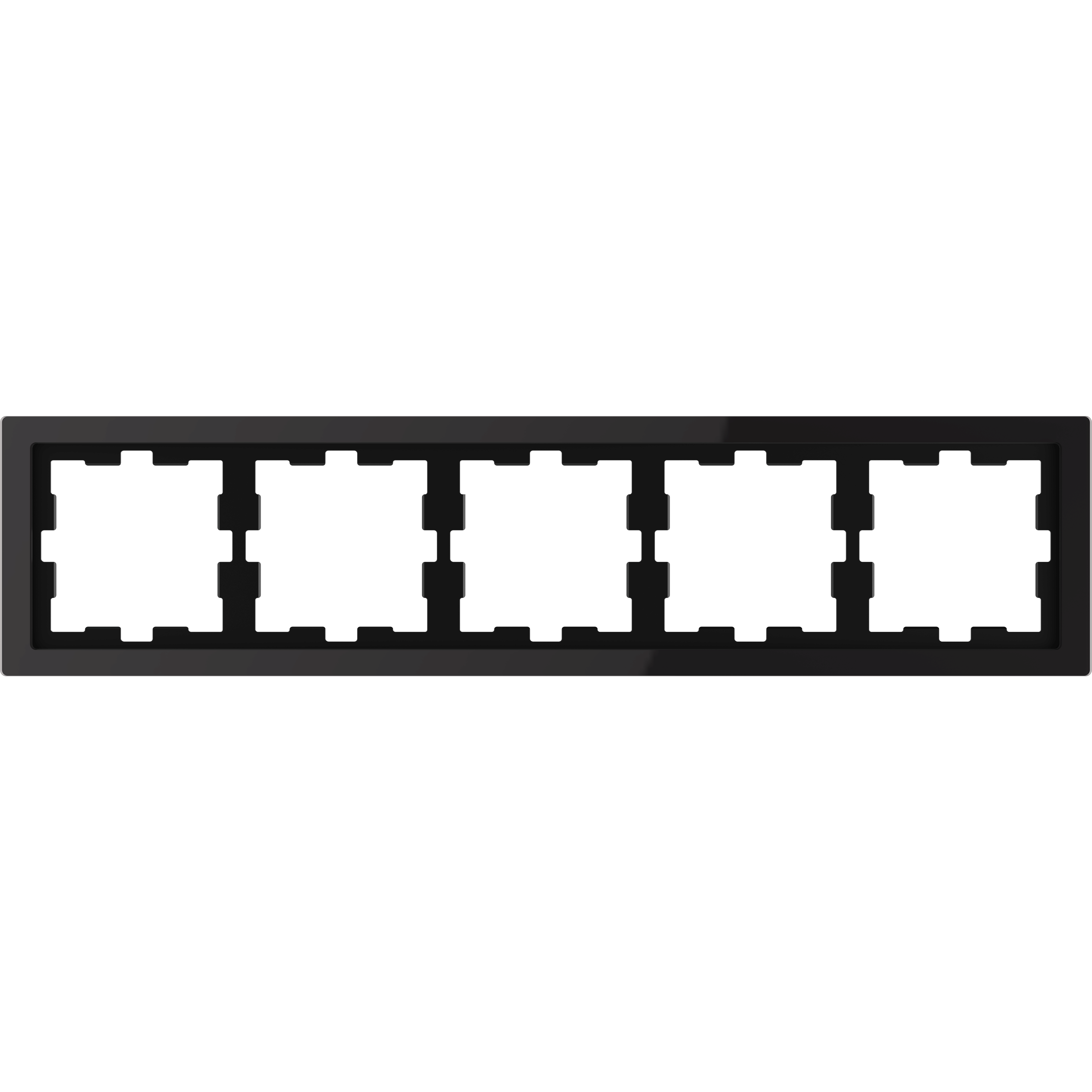 Cadre de finition verre noir 5