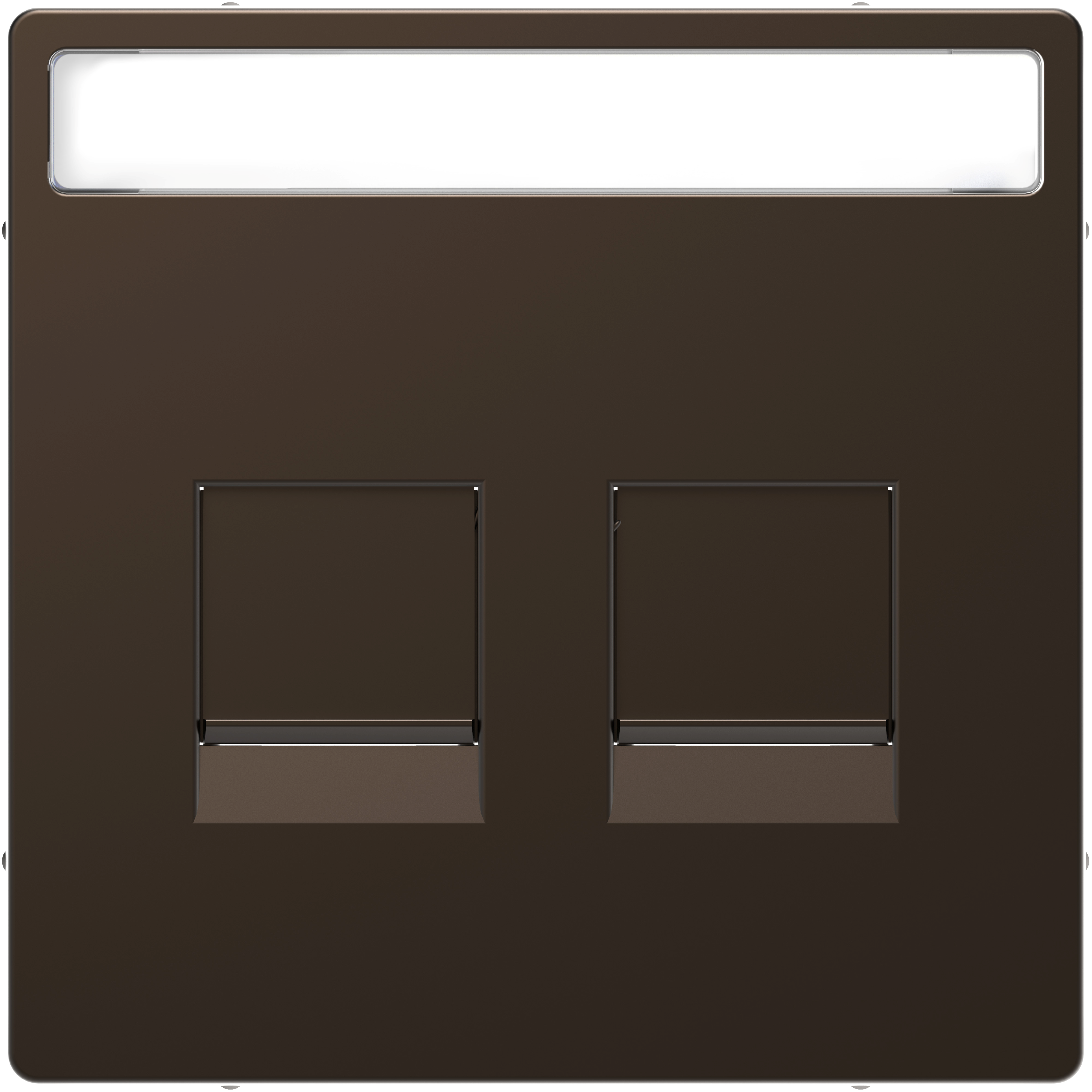 Enjo RJ45 porte-étiq mocca