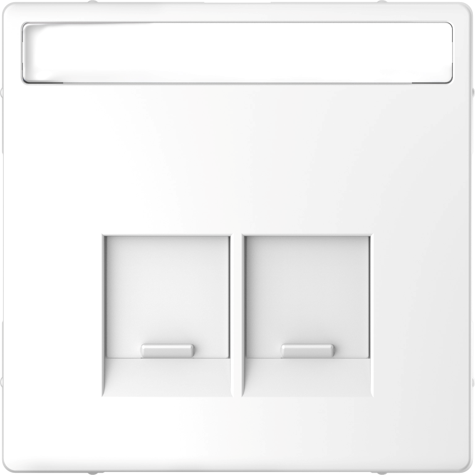 Enjo étiquette RJ45x2 lotus