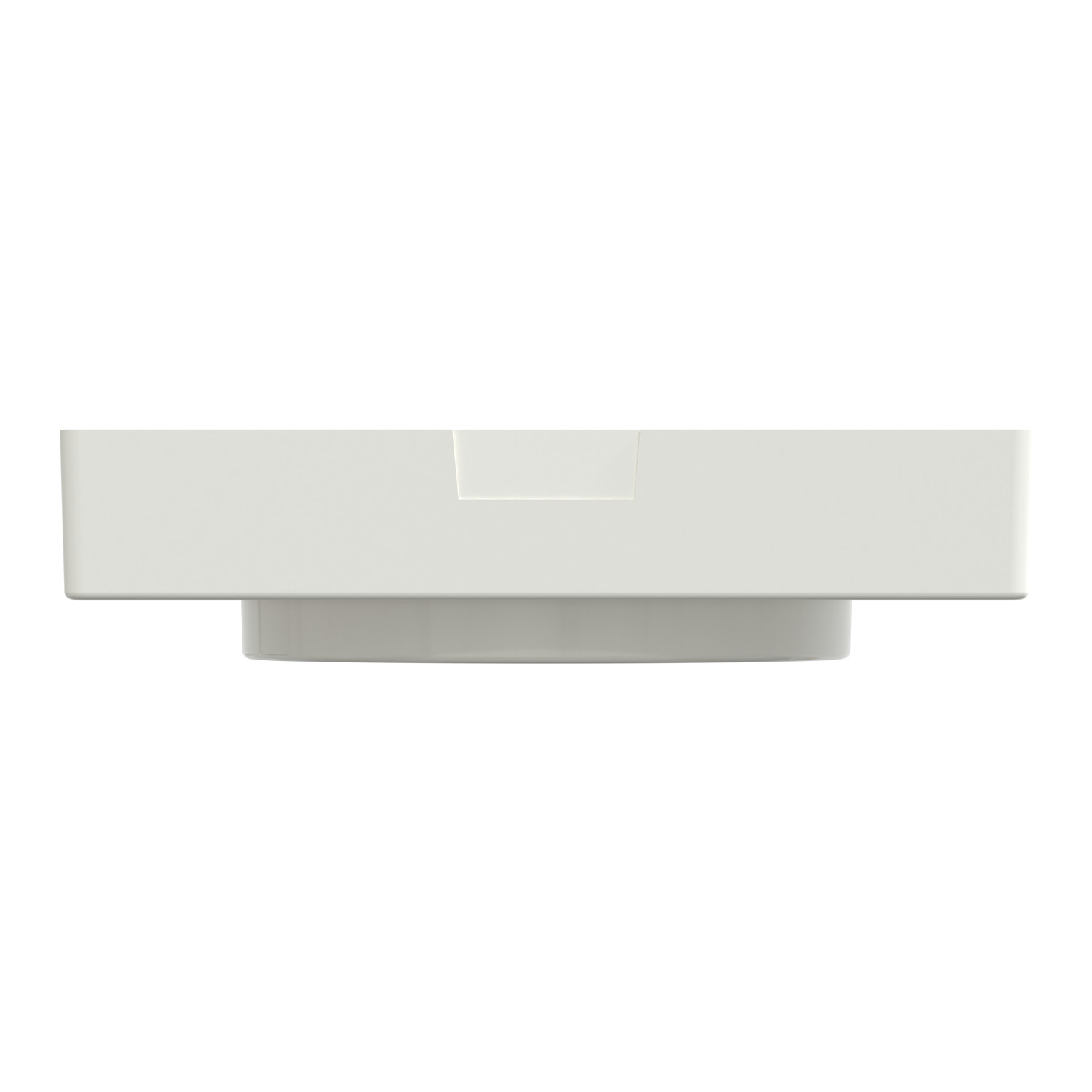 MEG5250-0319 - Zentralplatte mit Drehknopf, polarweiß glänzend  