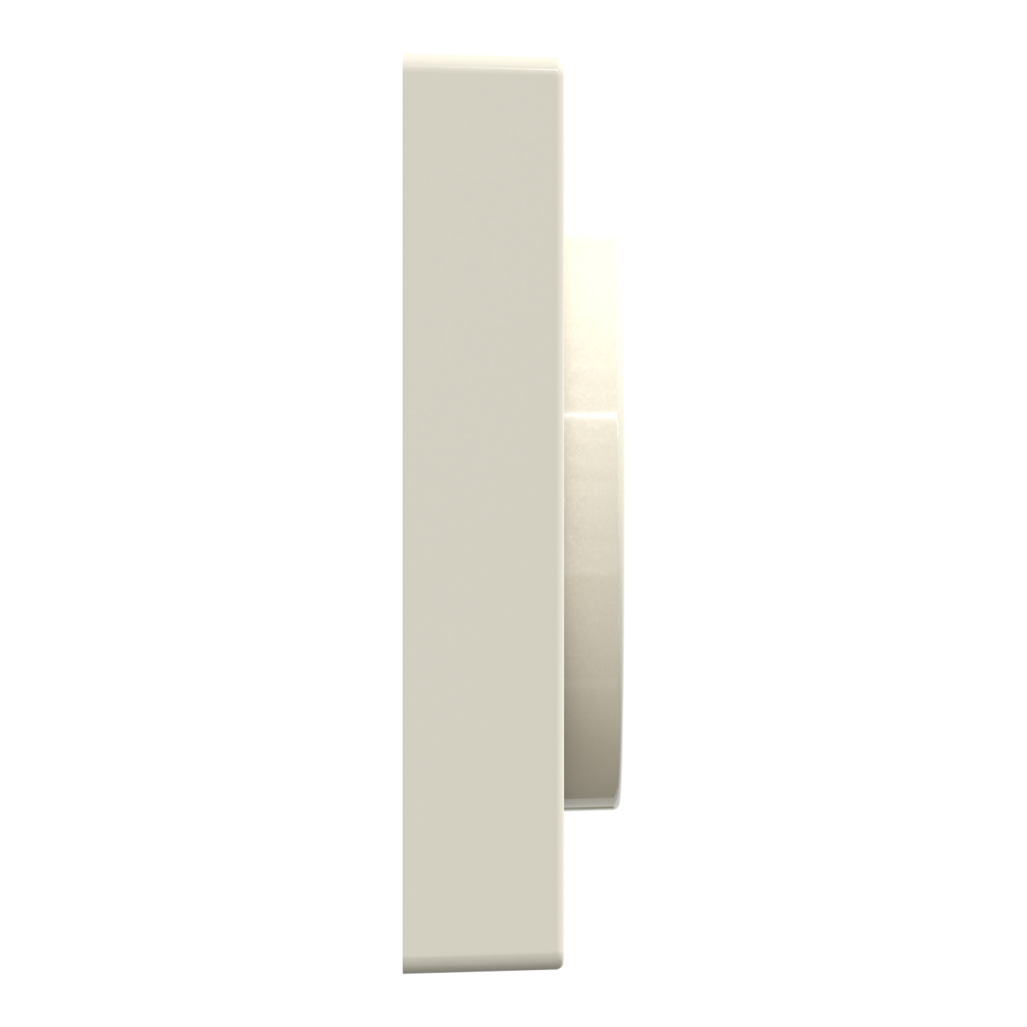 MEG5250-0344 - Zentralplatte mit Drehknopf, weiß glänzend, System 