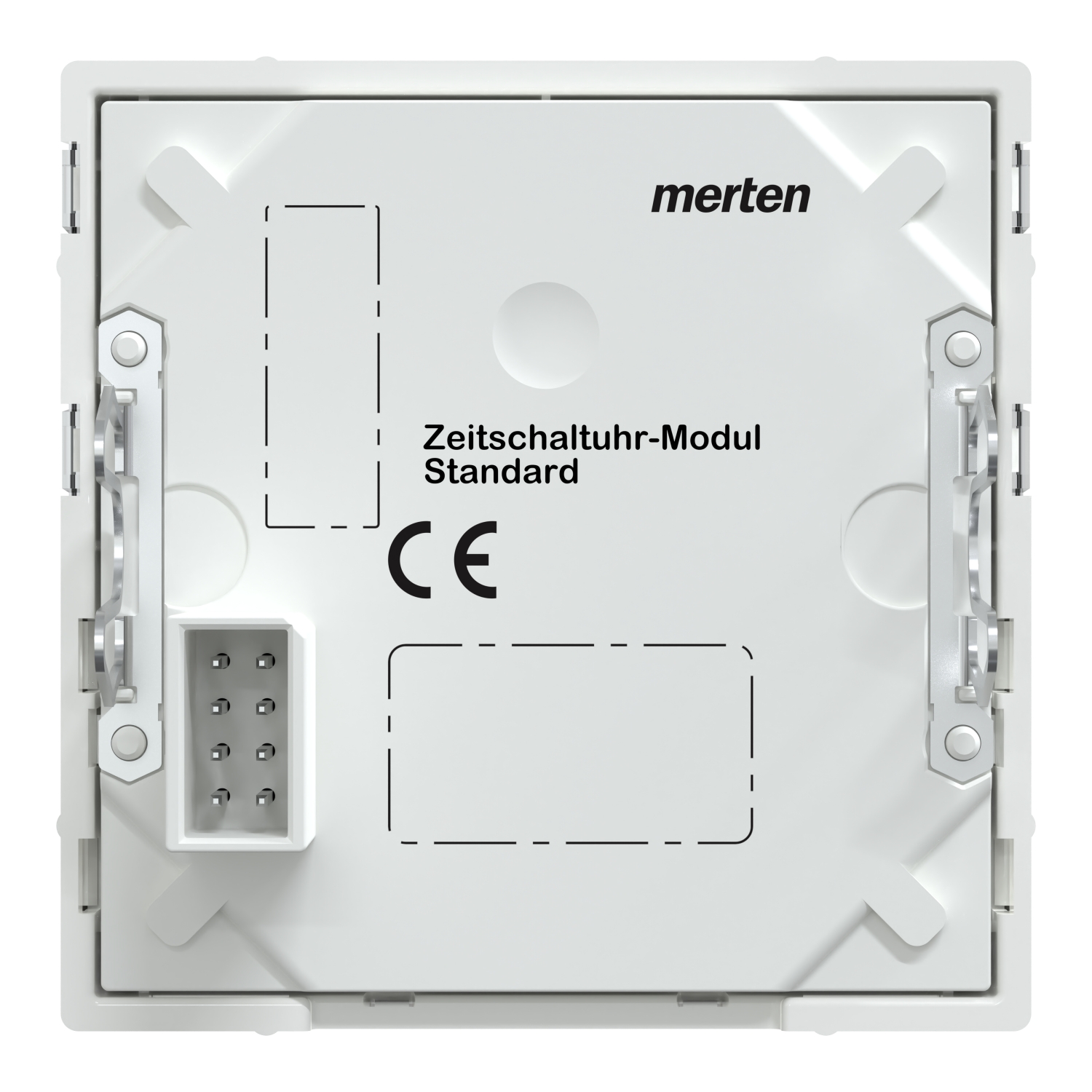 Schneider-Merten Systeem M Centraalplaat Voor Ventilatorschakelaar Actief Wit Glanzend Mtn567325
