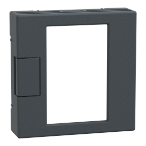 Zentralplatte für Universal Temperaturregler-Einsatz mit Touch-Display anthrazit, System M