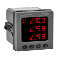 METSEDM3421C : Power meter, EasyLogic DM3000, RS485, LED display