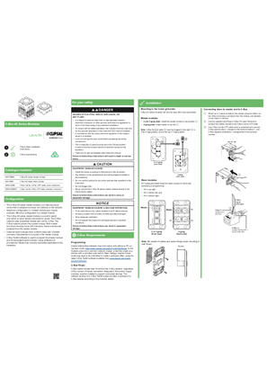 C-Bus- Clipsal 40 Series Modules-Installation Instructions (EN)