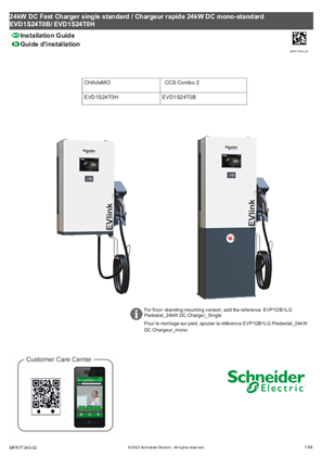 Installation Guide DC 24kW Charging Station - Single Standard