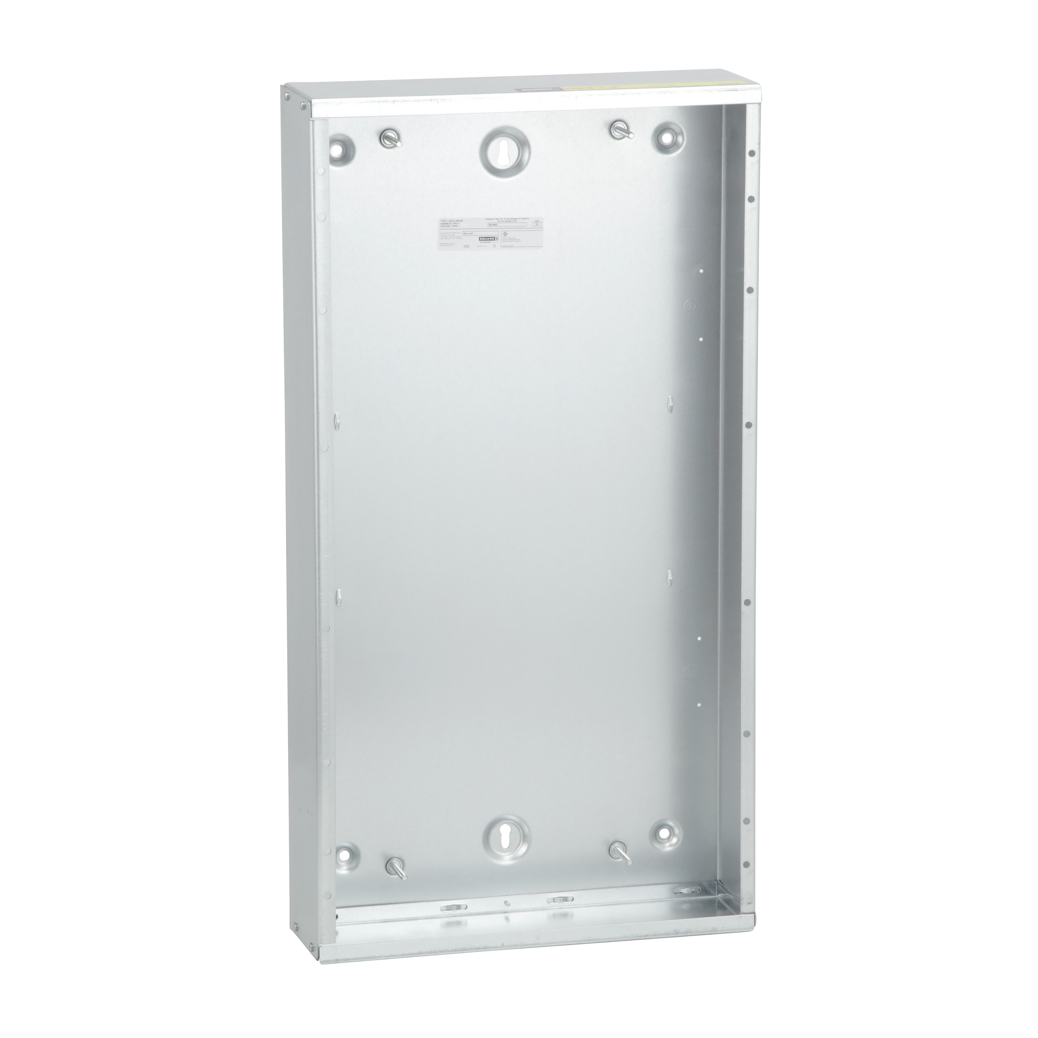 Enclosure box, NQ and NF panelboards, NEMA 1, blank end walls, 20in W x 38in H x 5.75in D