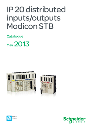 Catalogue: IP 20 distributedinputs/outputsModicon STB (LR PDF)