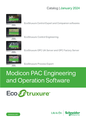 Catalog EcoStruxure Control Expert and OPC software English 09/2021