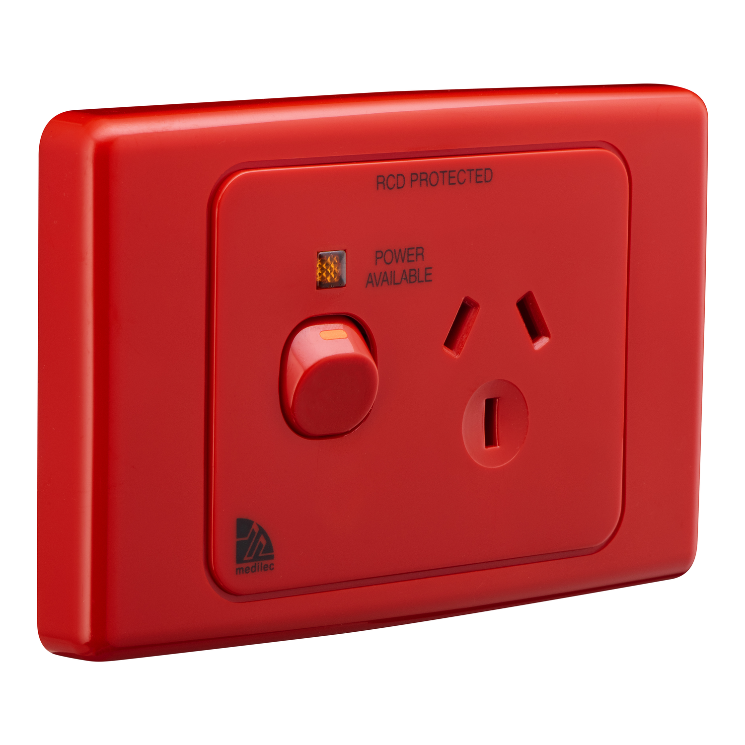 Socket Outlets Switch Horizontal, Power Indicator and RCD Label