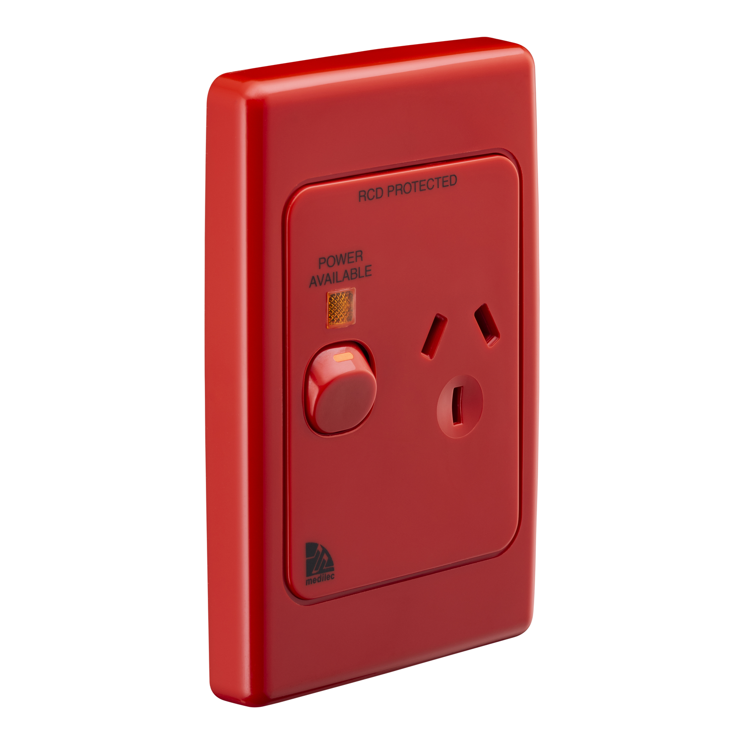 Socket Outlets Switch Vertical, Power Indicator and RCD Label