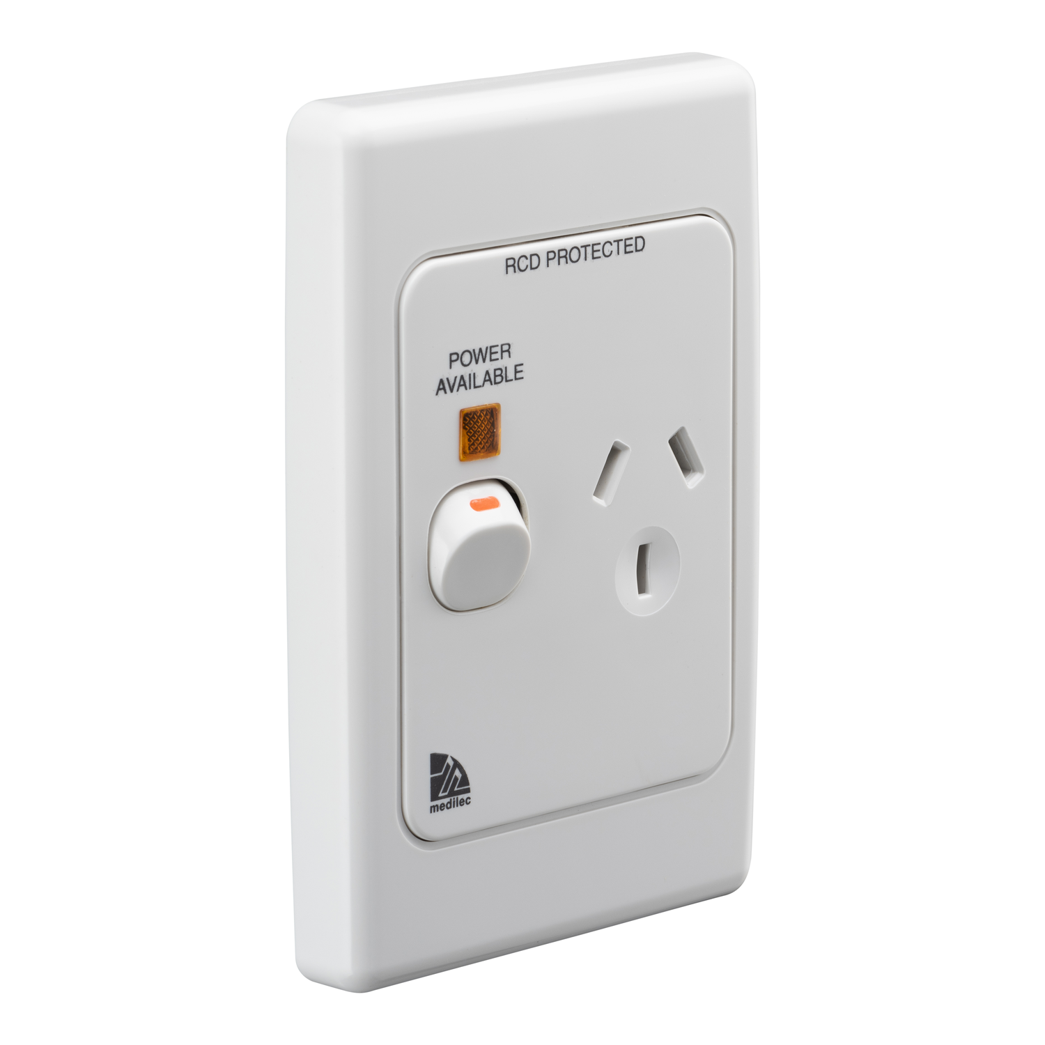 Socket Outlets Switch Vertical, Power Indicator and RCD Label