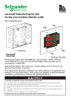 Setup guide for MLHG6RD-AU Remote Display Unit