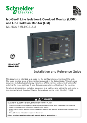 Installation & reference guide for MLHG6 & MLHG6-AU