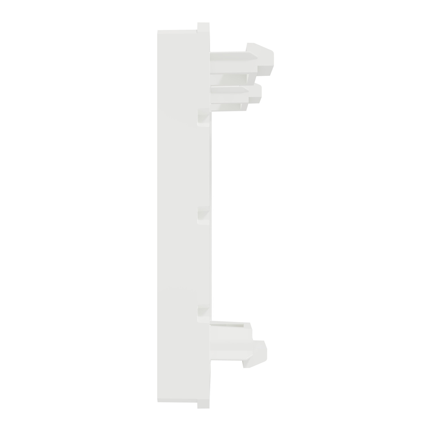 MLSA2M_NC - Socket adapter, Miluz Lara, 2 module, white