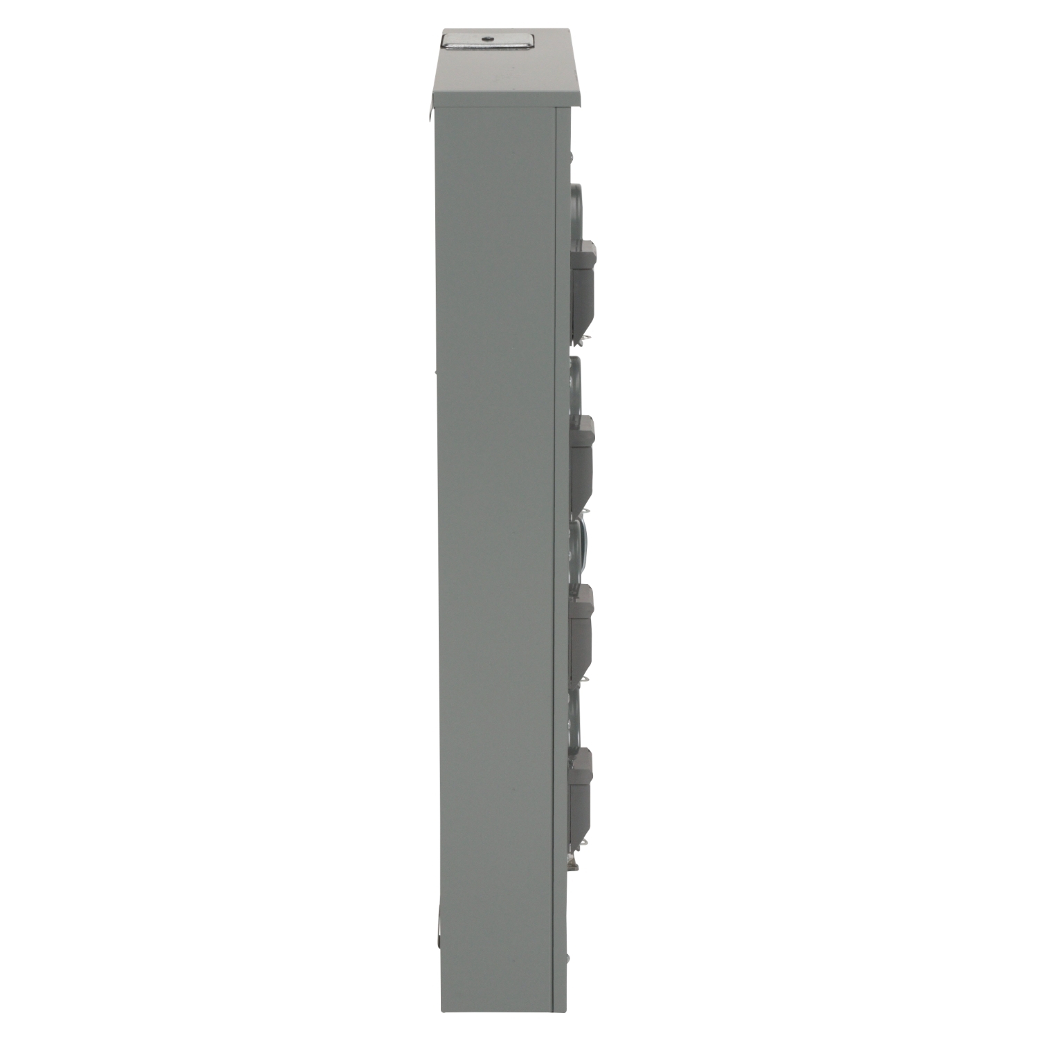 【OnOFF】DMP BLACK SQUARE QUATTR4 Square D, Meter Center, 4 Gang, 125 Amp per Position, Ring