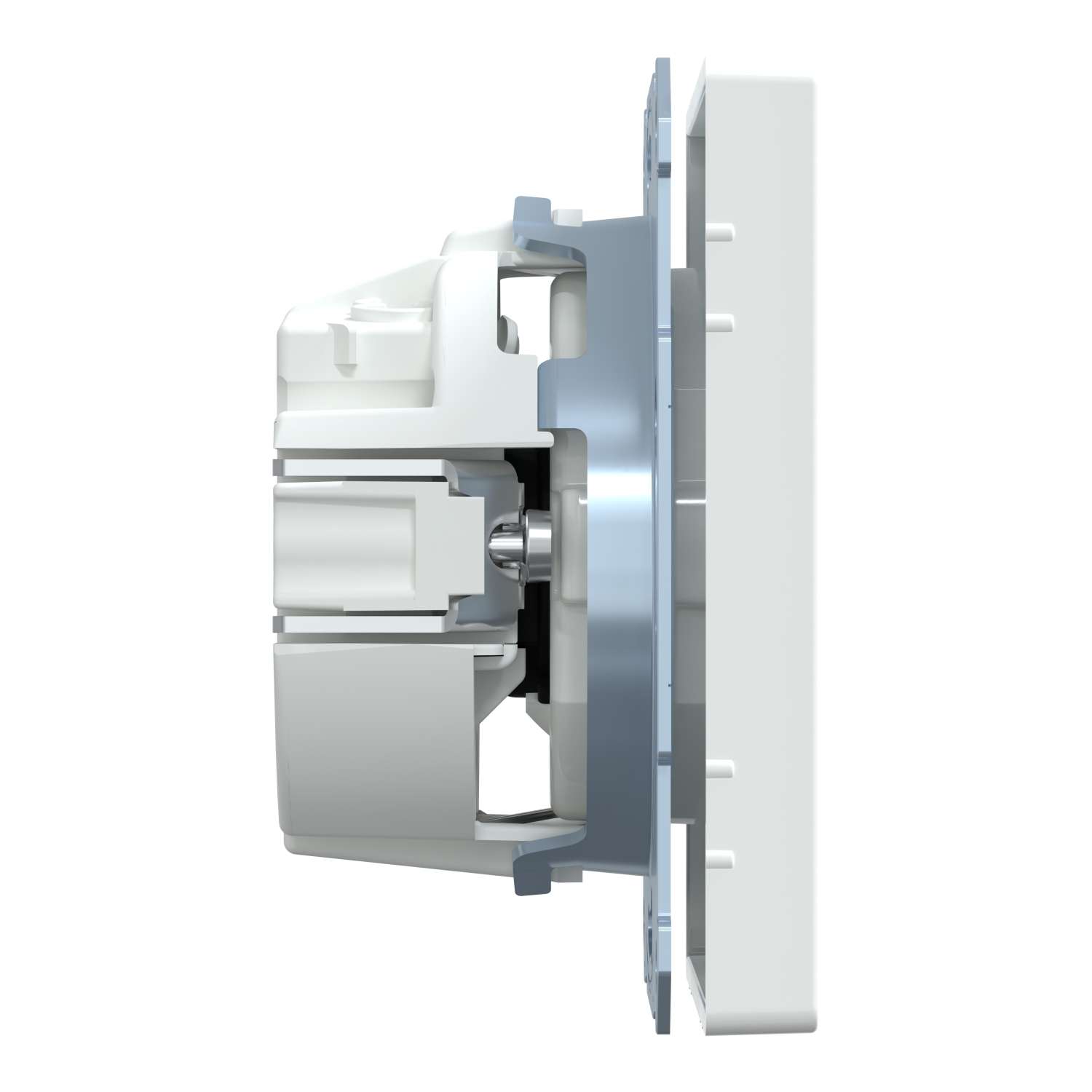 Schneider Electric – Coperchio Per Base Schuko 16A – Gamma D-Life – Colore Artico – Protezione Bambini - 3