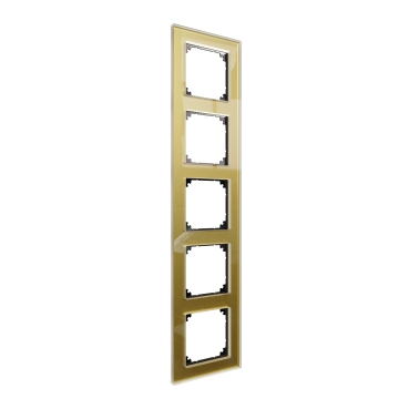 MERTEN M-Elegance ötös keret, arany színű, MTN4050-3241