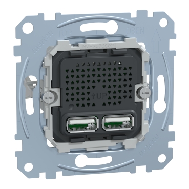 MTN4366-0100 - D-Life - prise chargeur double - USB A+A - 2.1 A
