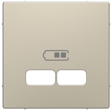 MERTEN USB töltő burkolat, D-Life, szahara MTN4367-6033
